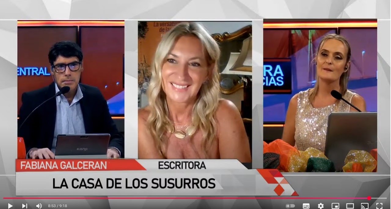 Fabiana Galcerán entrevistada en Ahora Noticias sobre La casa de los susurros